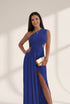 Women's Elegant V-Neck Solid Strapless Long Sleeve Dress