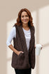Winter Fluffy Hooded Vest