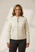 Women's Stand-Up Collar Zipper PU Leather Jacket