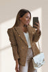 Women's Single-Breasted Blazers and High Waist Trousers Two-Piece Suit with practical styling and dependable silhouette control.