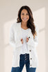 Cozy Cable Knit Button-Front Long Sleeve Cardigan