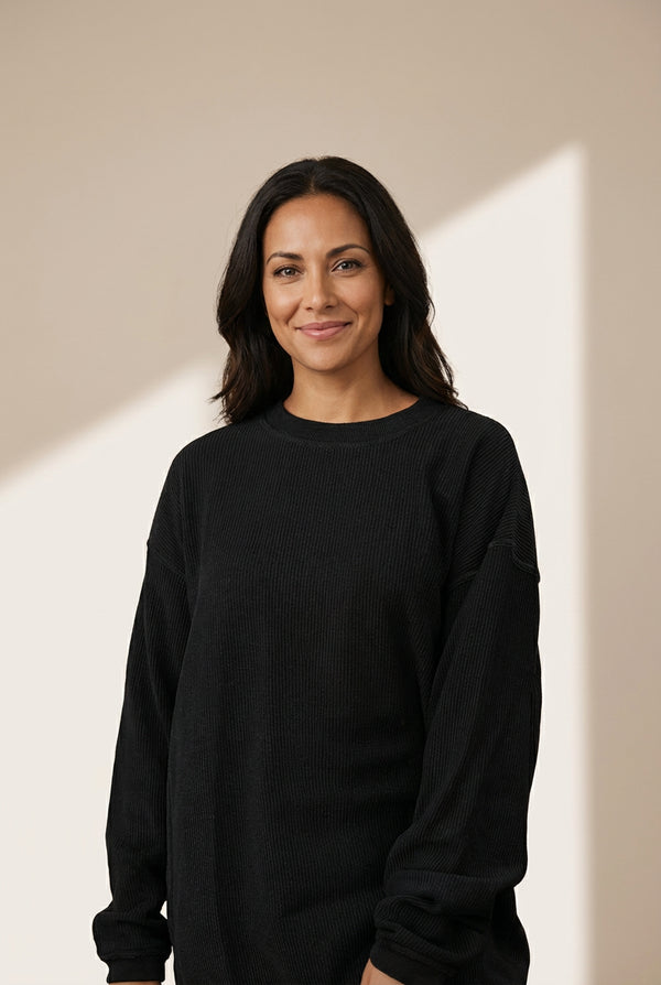 womens crew neck sweatshirt