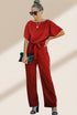 womens-jumpsuits-solid-five-point-sleeve-belted-wide-leg-jumpsuit