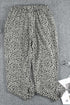 Khaki Leopard Elastic Waist Casual Joggers