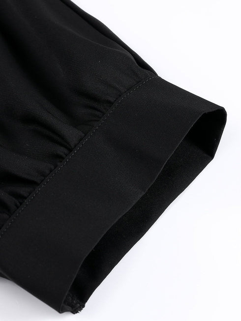 womens-blouses-satin-commute-solid-color-v-neck-long-sleeved-blouse