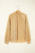 gold metallic blouse