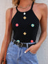 black-sweet-floral-embroidery-casual-tank-top