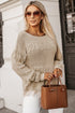 khaki-boho-tasseled-knitted-sweater