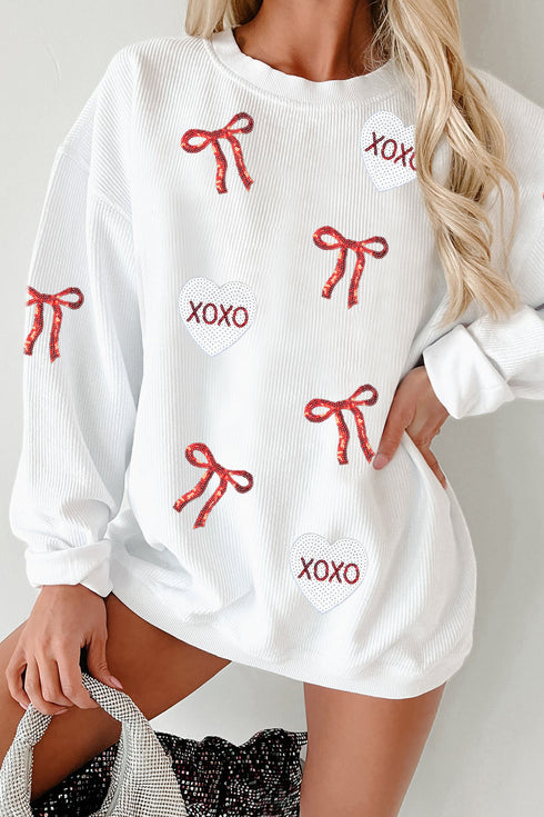 valentines graphic sweatshirt