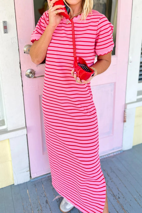 Rose Stripe dress