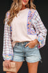 patchwork blouse