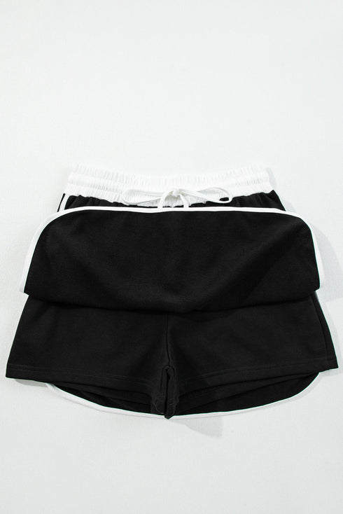 varsity sweatshirt skirt set