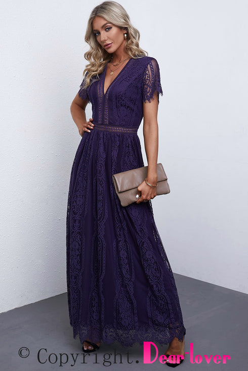 womens-dresses-hollow-lace-v-neck-long-sleeve-dress