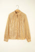 gold metallic blouse