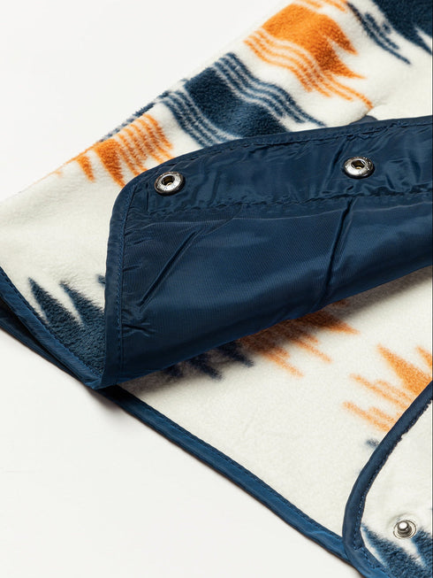 multicolour-western-aztec-snap-buttoned-fleece-jacket