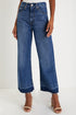 cropped loose jeans
