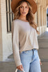 solid long sleeve top
