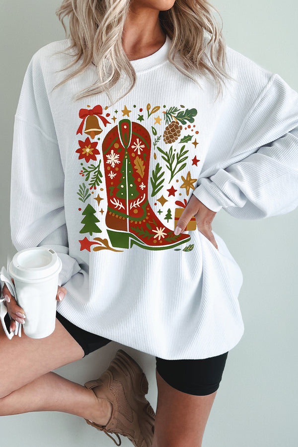 Christmas graphic sweatshirt