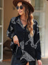 tempting-printed-lapel-single-breasted-long-sleeved-blouses