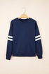 varsity stripe sweatshirt