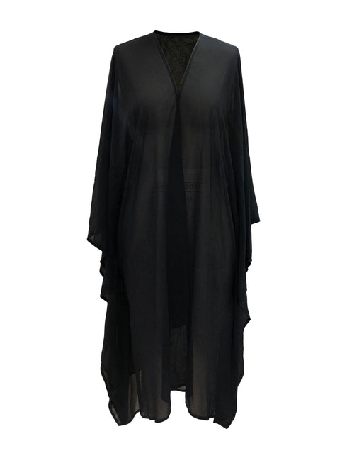 Boho Aztec Print Bat Sleeve Plus Size Cardigan