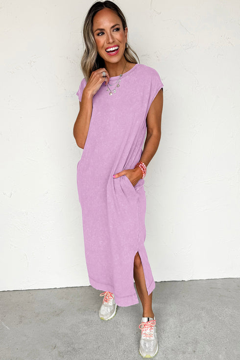 short sleeve t shirt maxi dress