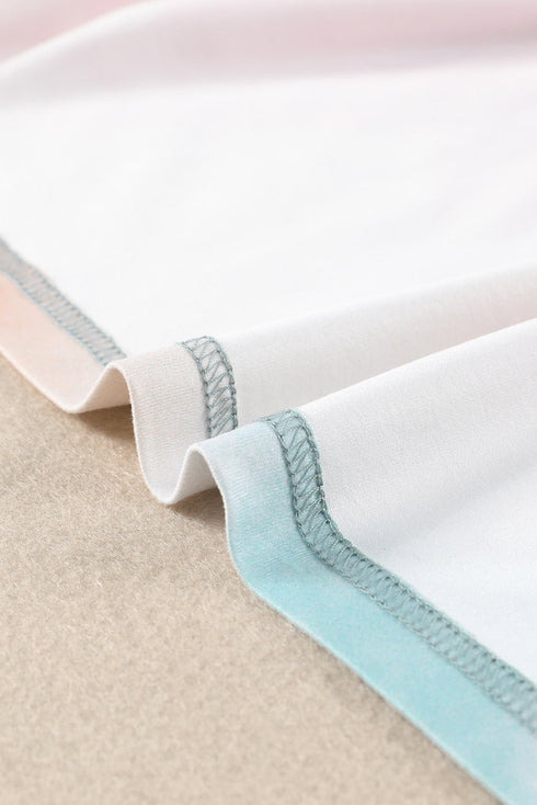 loose-printed-short-sleeve-zippered-v-neck-dress