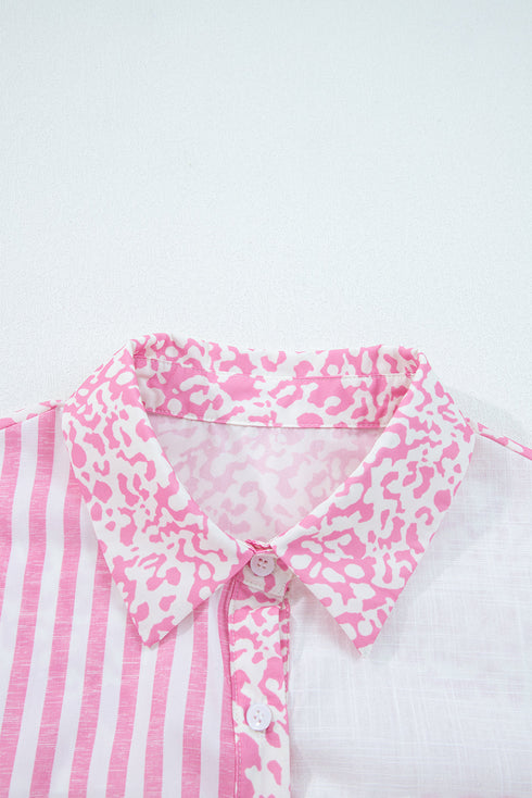 leopard striped shirt