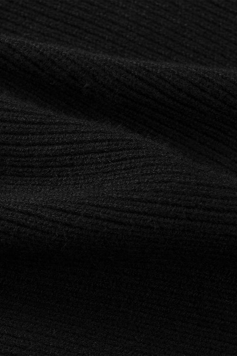 black-striped-long-sleeve-knit-sweater