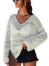 white-hollow-out-crochet-v-neck-pullover-sweater