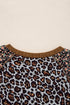 leopard patchwork top