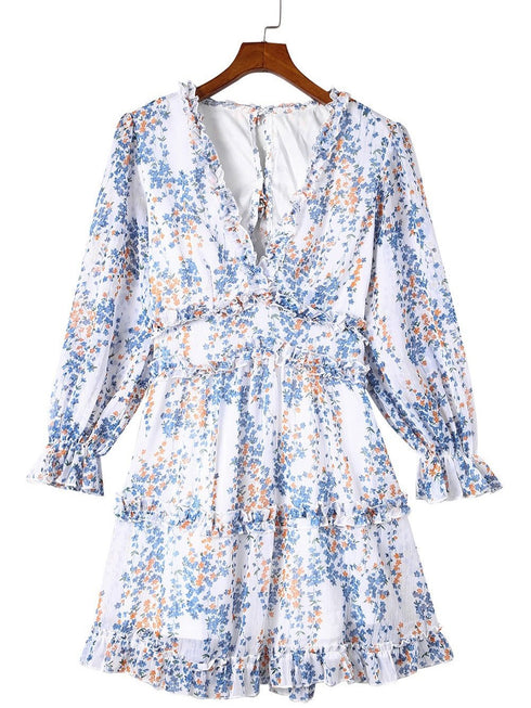 womens-dresses-lapel-striped-print-belted-long-sleeve-dress