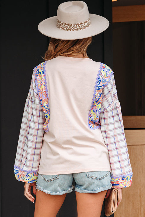 patchwork blouse
