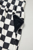 checkered shorts