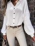 womens-blouses-cotton-linen-button-balloon-sleeve-blouse