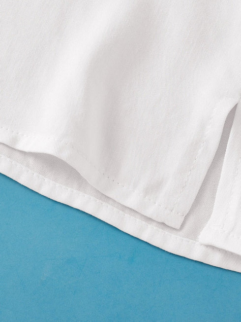 white-chest-pocket-buttoned-rolled-short-sleeve-shirt