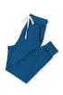 Sail Blue Drawstring Elastic Waistband Pocketed Joggers