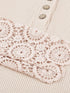 beige-crochet-lace-hem-sleeve-button-top