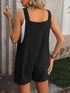 Casual fashion spaghetti strap shorts jumpsuit overalls women