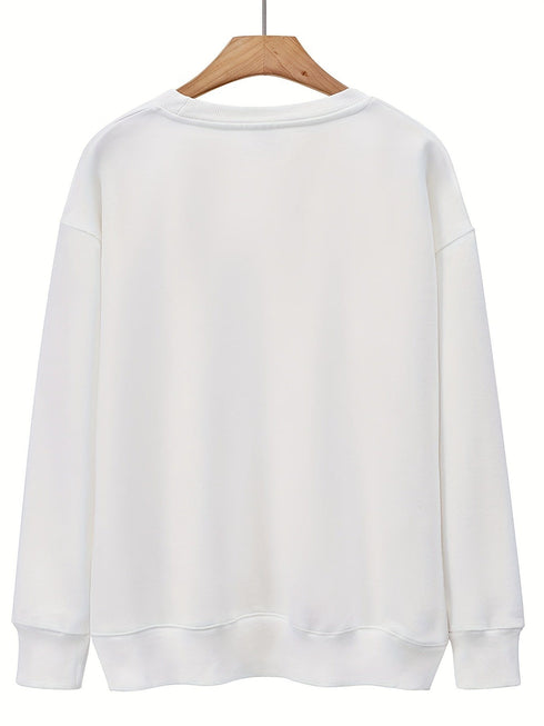 Casual Halloween Pumpkin Print Long Sleeve Crew Neck Hoodie