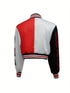 Casual Varsity Stylish Letter Print Button Front Jacket