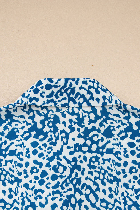 leopard striped shirt