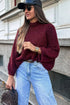 Burgundy top
