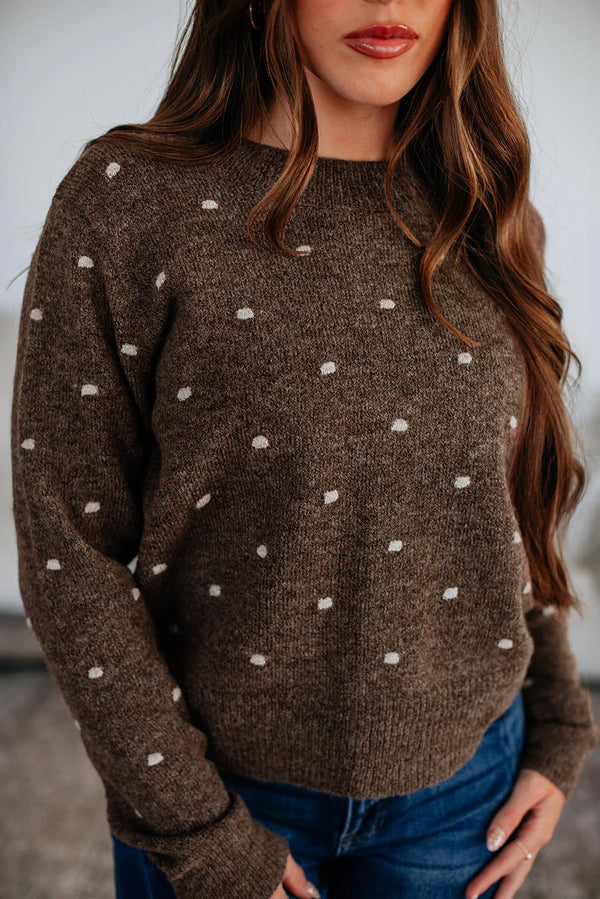 polka dot sweater