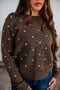 polka dot sweater