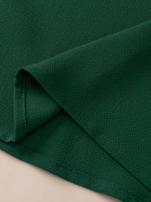 blackish-green-plus-size-sequin-short-puff-sleeve-top