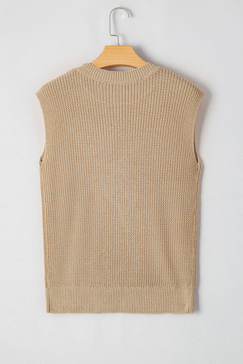 sleeveless sweater