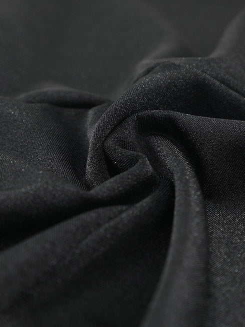 Chic Black Leggings with Waist Cincher - Active Style