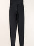 Chic Black Leggings with Waist Cincher - Active Style