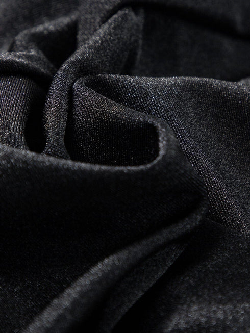 Chic Black Leggings with Waist Cincher - Active Style